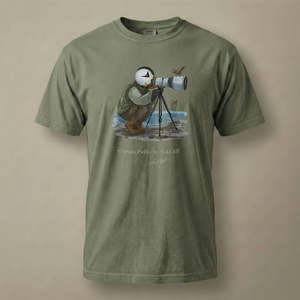 Explore The Great Outdoors With T Shirts: Captain Puffin Bird Photographer T-shirt