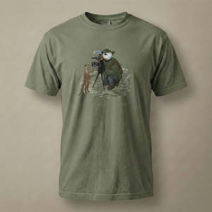 Explore The Great Outdoors With T Shirts: Captain Puffin Wildlife Videographer T-Shirt