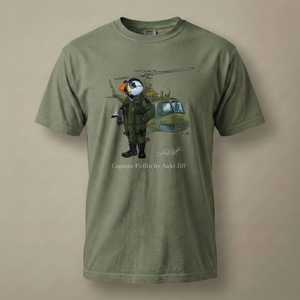 Explore The Great Outdoors With T Shirts: Captain Puffin Airborne T-Shirt