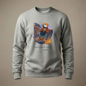 Sweatshirts: Captain Puffin Van Life Campfire Sweatshirt