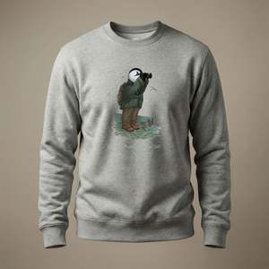 Sweatshirts: Captain Puffin Coastal Birder Sweatshirt
