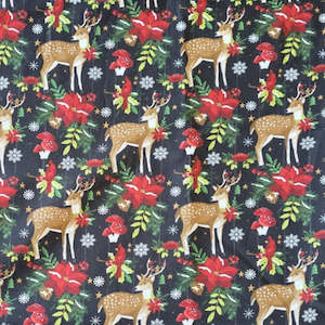 Shorts: Shorts - Reindeer - Black Background (PRE-ORDER please allow up to 14working days)