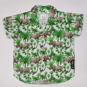 Short Sleeve Shirt: Short Sleeve Shirt - Rhino
