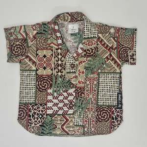 Short Sleeve Shirt -  Kowhaiwhai
