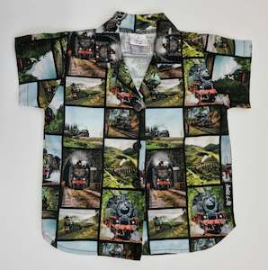 Short Sleeve Shirt - Trains