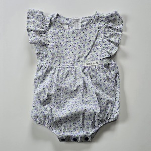 Ivy Collection: Ivy Ruffle Romper - Mauve and White Gingham