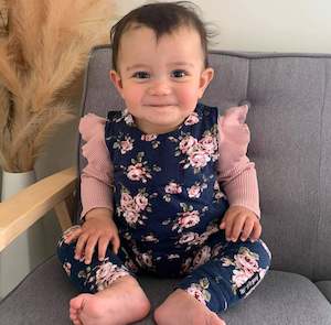Rompers: Long Leg Rompers - Floral