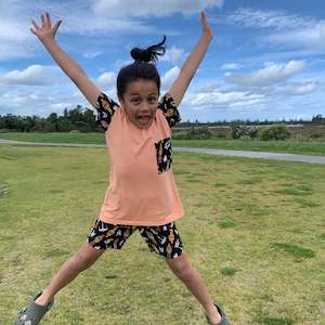 Classic Tee with Print Details