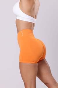 Signature Scrunch Shorts - Orange