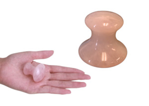 Massage Supplies: Rose Quartz Massage Mushroom