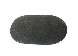 Hot Stone Massage: Natural Basalt Massage Contour Stone x 1