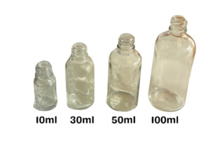 Clear Essential Oil Bottles