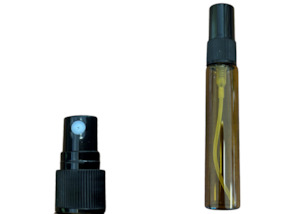 Essential Oil Bottles: 10ml Perfume Spray Bottle Amber Glass refillable / Essential Oil Spray Bottle