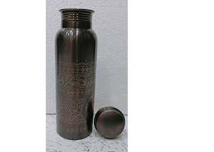Bottles: Ayurveda Copper Black Art Drink  Bottle 750ml