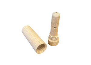 Bamboo Aromatherapy Nasal Inhaler stick with cotton blank