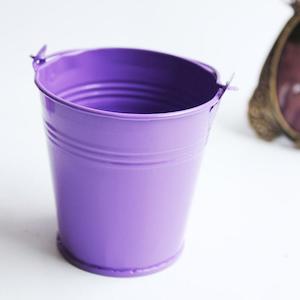Bucket Small / Mini /Candles or Gifts / Purple