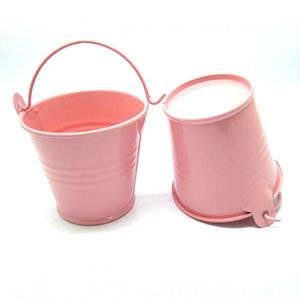 Bucket Small / Mini /Candles or Gifts / Pink