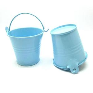 Bucket Small / Mini /Candles or Gifts / Blue