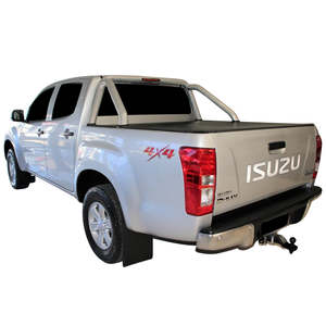 Clip On Tonneau Covers: Clip On Tonneau Cover To Fit Isuzu D-Max Dual Cab Fitted With Factory Sports Bars (July 2012 to August 2020)