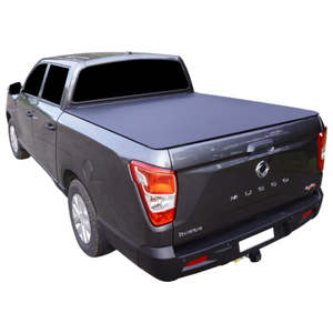 Clip On Tonneau Cover To Fit Ssangyong Musso XLV LWB Dual Cab (2018 to Current)