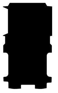 Ford: Ribbed Rubber Van Mat To Fit Ford Transit Custom LWB Passenger Side Door Step Only (September 2024 to Current)