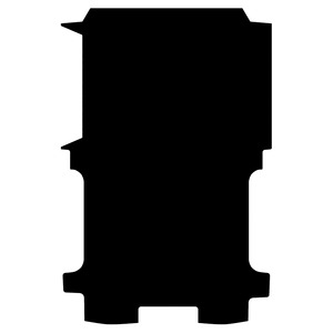 Ribbed Rubber Van Mat To Fit Ford Transit Van SWB - 1 Side Door (September 2024 - Current)