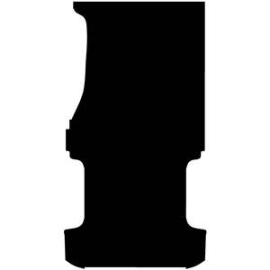 Toyota: Ribbed Rubber Van Mat To Fit Toyota HiAce SLWB With Passenger Sliding Door Only (June 2019 to Current)