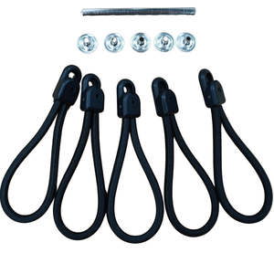 110mm Standard Bunji Replacements (B209) - Pack of 5 Bungee Loop Kit
