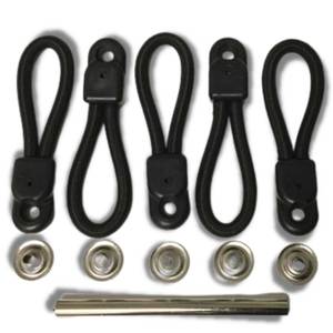 90mm Standard Bunji Replacements (B170) - Pack of 5 Bungee loop Kit