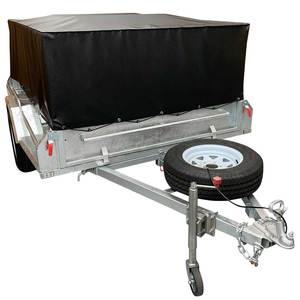 Universal Cage Trailer Tonneau Cover To Fit 8 x 5 x 2 Foot Cage Trailers