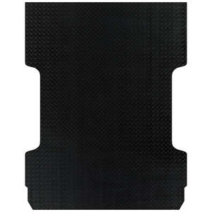 Checkerplate Rubber Mats: Checker Plate Rubber Ute Mat To Fit Chevrolet Silverado 1500/2500/3500 Dual Cab 6'7" Bed (2014-2019) - Suits Spray On Liner Or No Liner