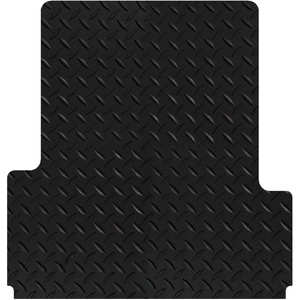 Mahindra Pikup Dual Cab 2018 Current: Checker Plate Rubber Ute Mat To Fit Mahindra Pik-Up Dual Cab Fitted with Factory Plastic Tub Liner (2018 to Current)