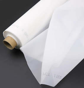 Mesh: Mesh 47T White (55um) 165cm Wide, 1 Meter