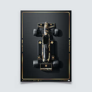 Automobilist Range: Lotus 97T - Ayrton Senna - Stunning Black - Estoril, 1985 - Collector’s Edition Print