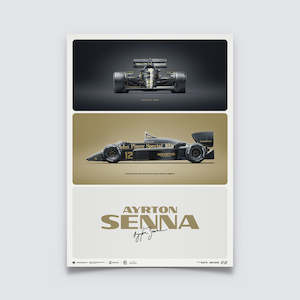 Lotus 97T - Ayrton Senna - The First Win - Estoril, 1985 - Limited Edition Print