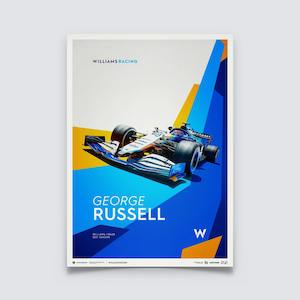 Automobilist Range: Williams Racing - George Russell - 2021 Limited Edition Print