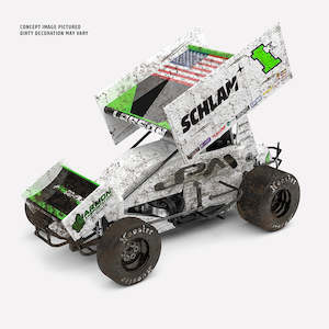 1:18 Scale Jason Pryde Motorsport #1K Sprintcar - 2024 High Limit International &hellip;