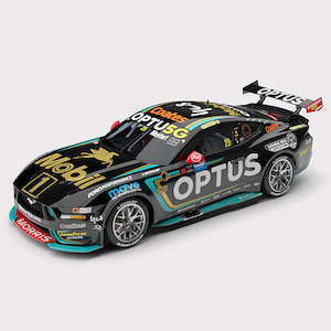 Walkinshaw Andretti United: 1:43 Mobil 1 Optus Racing #25 Ford Mustang GT - 2024 Sydney SuperNight Clean Sweep (Mobil 1 50th Anniversary Gold Livery)