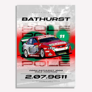 2004 Bathurst 1000 Pole Position Poster