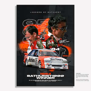 1984 Bathurst 1000 Winner Poster