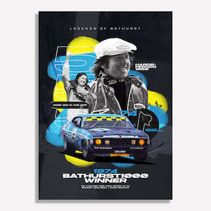 1974 Bathurst 1000 Winner Poster