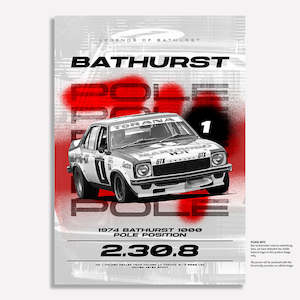 Stuffing Fillers: 1974 Bathurst 1000 Pole Position Poster