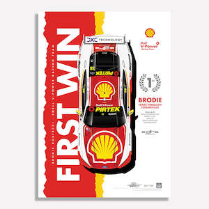 Shell V-Power Racing Team - Brodie Kostecki First Win - Limited Edition Print
