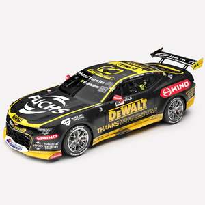 1:43 DEWALT Racing #18 Chevrolet Camaro ZL1 2024 VAILO Adelaide 500 Thanks Frost&hellip;