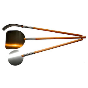 Pizza Peel, Ash Rake & Turning Tool Set (Residential) - Made In NZ - Authentic Oven