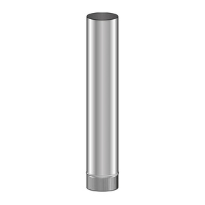 Products: Black High Therm Flue Pipe S/S 200mm x 1200mm - Authentic Oven