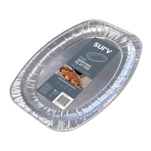 Products: Surv Foil Large Oval Platter Tray 1pk - Authentic Oven