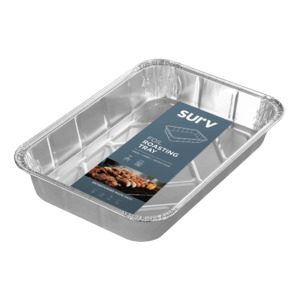 Surv Foil Large Roasting Tray 1pk - Authentic Oven