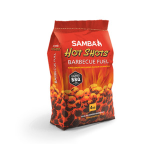 Products: Samba Hot Shots BBQ Fuel - 4KG - Authentic Oven