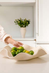 Platters: Sand Dune Large Lilly Bowl